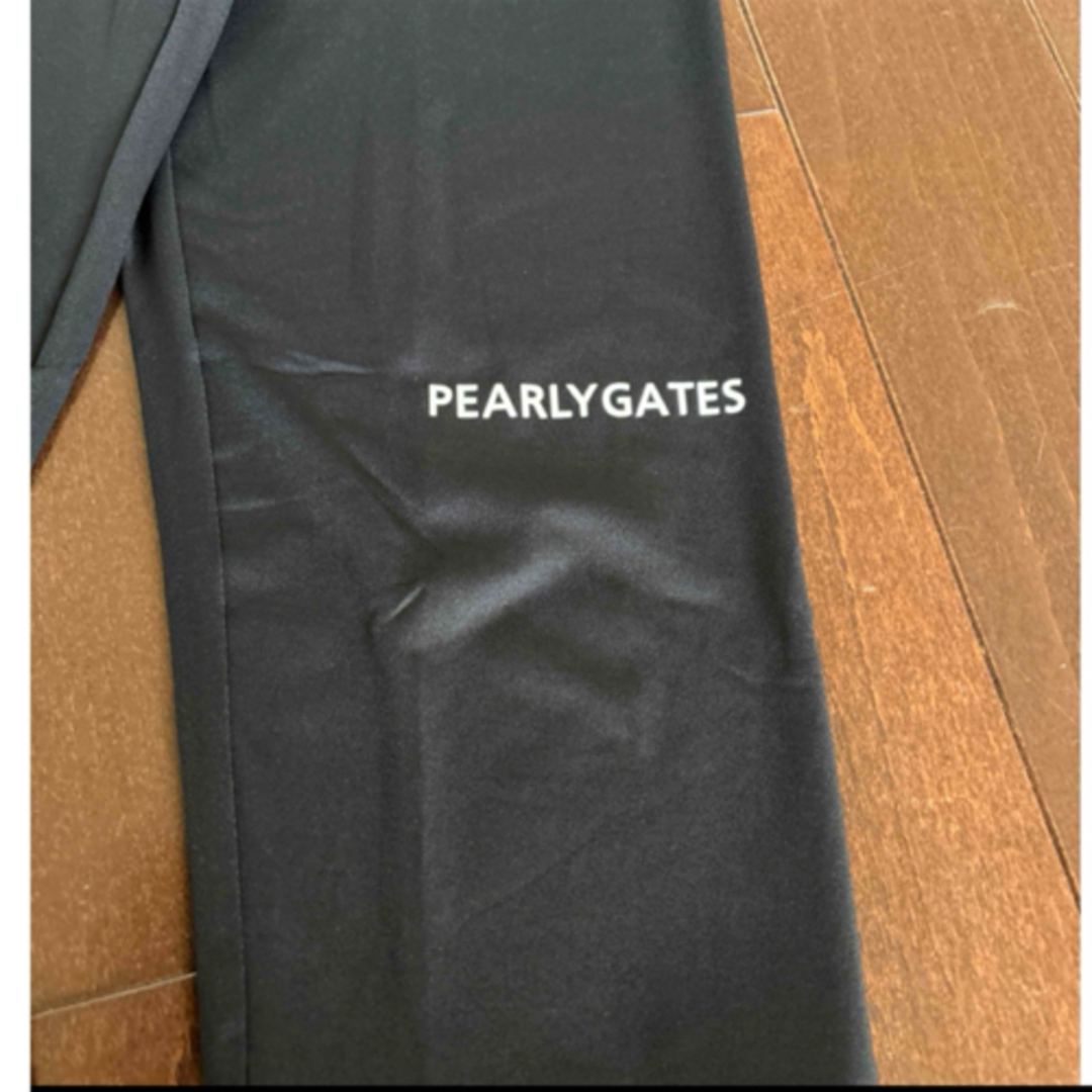 PEARLY GATES - パーリーゲイツUVカット薄手レギンスブラック PEARLY GATES - パーリーゲイツUVカット薄手レギンスブラック