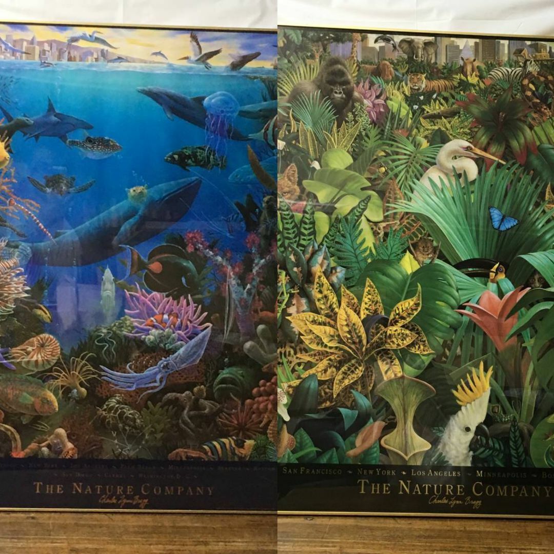 ポスター：The Nature Company ２作品チャールズ・リン・ブラッグ