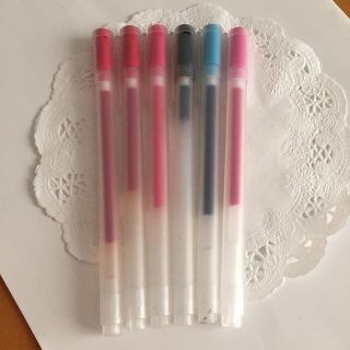 ムジルシリョウヒン(MUJI (無印良品))の無印良品 水性ボールペン ６本セット(ペン/マーカー)