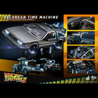 ホットトイズ(Hot Toys)の【未開封品】 ホットトイズ １／６ デロリアン　バック・トゥ・ザ・フューチャー２(SF/ファンタジー/ホラー)