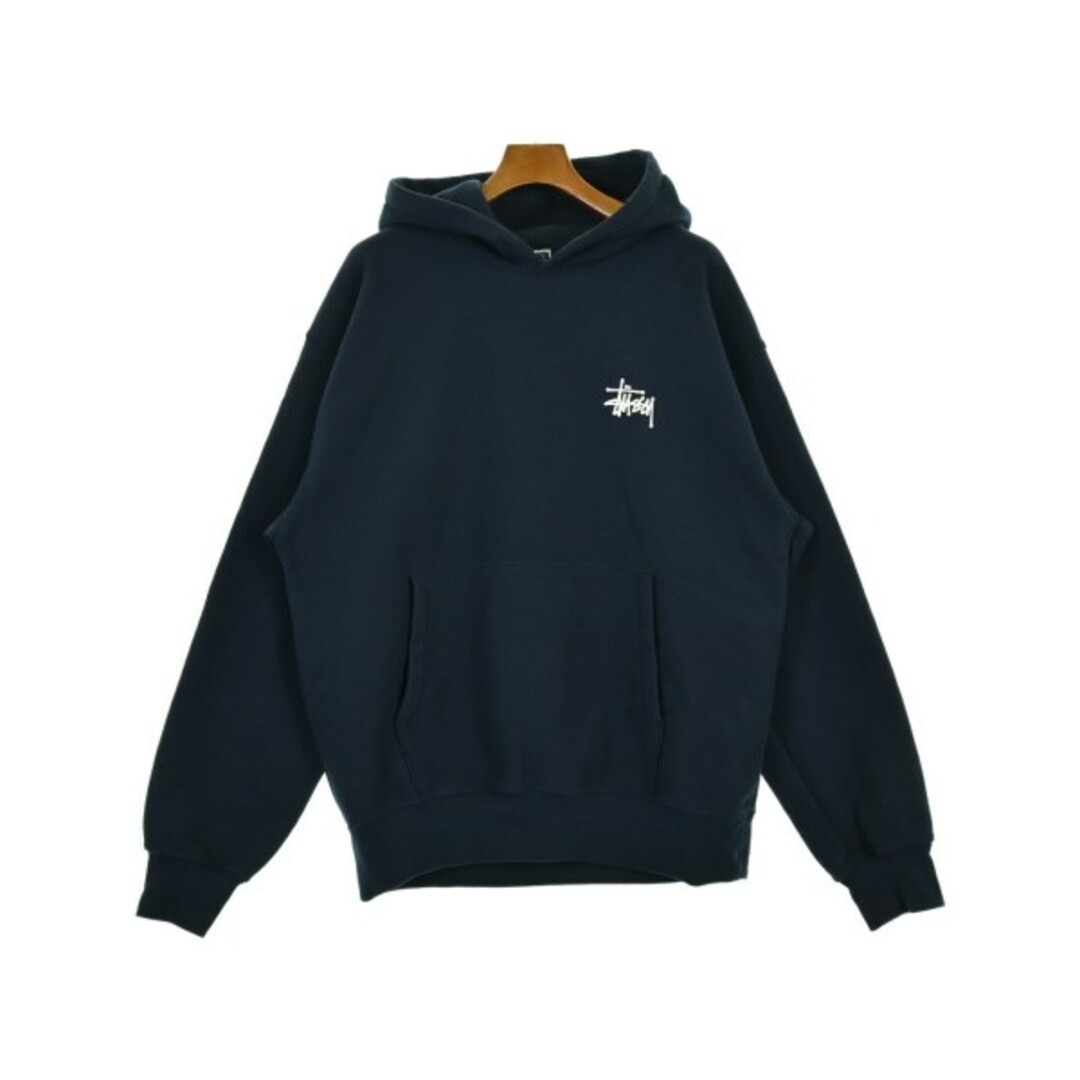 STUSSY - STUSSY ステューシー パーカー L 紺 【古着】【中古 STUSSY - STUSSY ステューシー パーカー L 紺 【古着】【中古