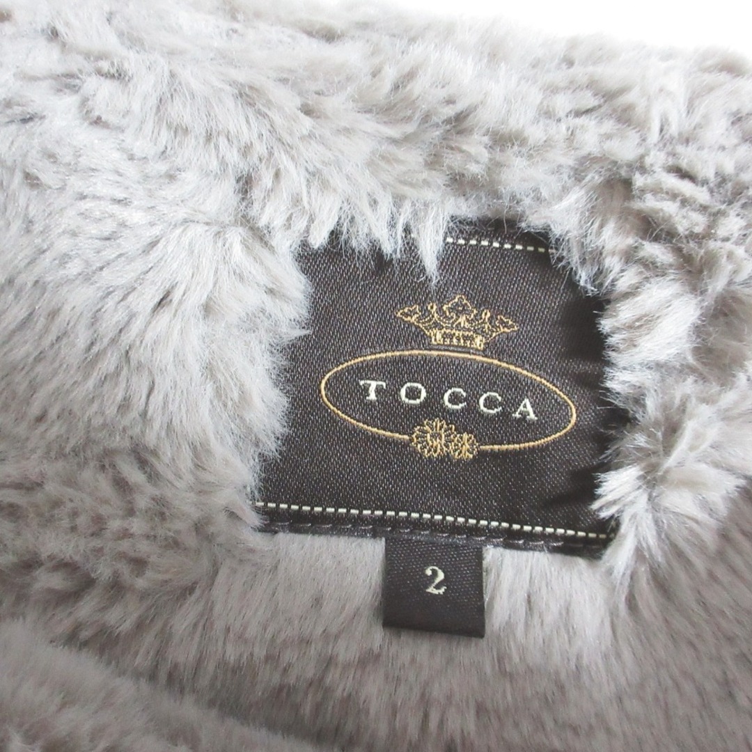 TOCCA - 美品 TOCCA トッカ フェイクムートン ダッフルコート TOCCA - 美品 TOCCA トッカ フェイクムートン ダッフルコート