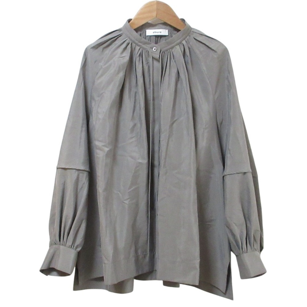ebure - 美品 23SS ebure エブール 長袖 ロングスリーブ シルク ebure - 美品 23SS ebure エブール 長袖 ロングスリーブ シルク