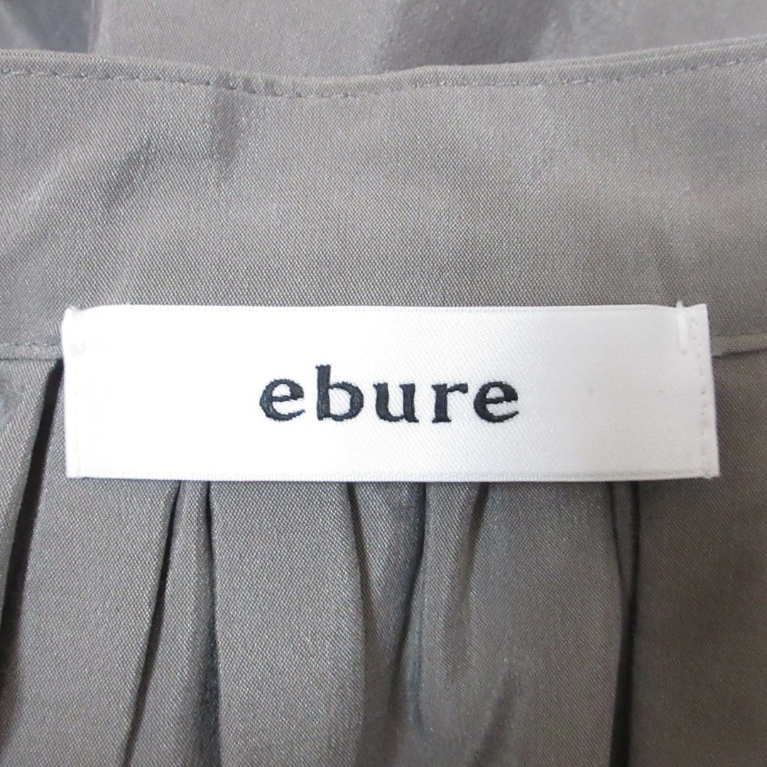 ebure - 美品 23SS ebure エブール 長袖 ロングスリーブ シルク ebure - 美品 23SS ebure エブール 長袖 ロングスリーブ シルク