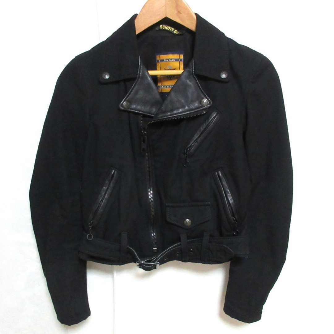 schott - 美品 Schott ショット PERFECTO ワイズ別注 レザー切替 schott - 美品 Schott ショット PERFECTO ワイズ別注 レザー切替