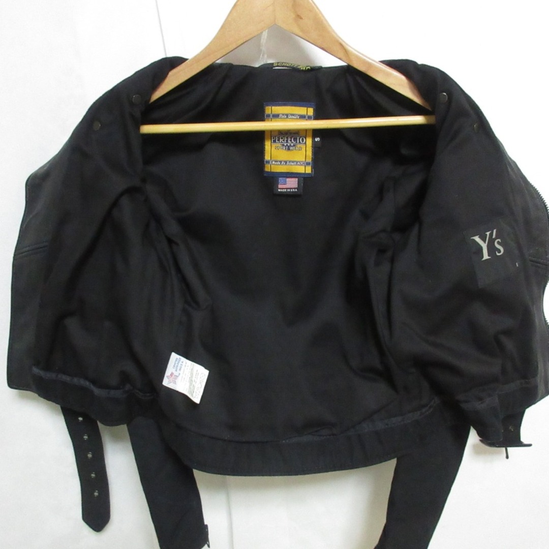 schott - 美品 Schott ショット PERFECTO ワイズ別注 レザー切替 schott - 美品 Schott ショット PERFECTO ワイズ別注 レザー切替