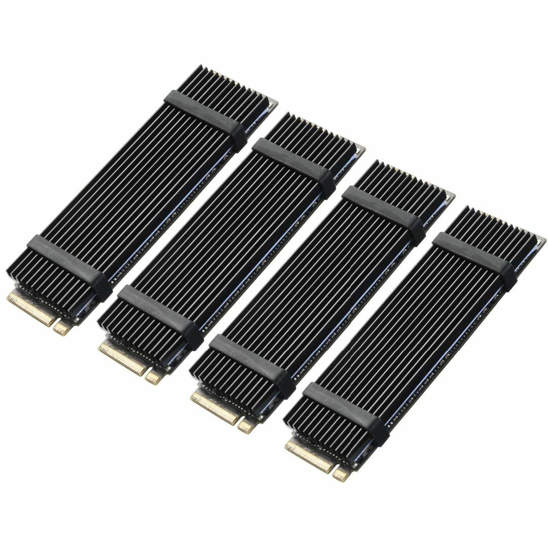 【材質タイプ:アルミニウム】ELUTENG M.2 SSD ヒートシンク 導熱接 スマホ/家電/カメラのPC/タブレット(PCパーツ)の商品写真