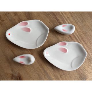 【新品】ウサギの食器セット(食器)