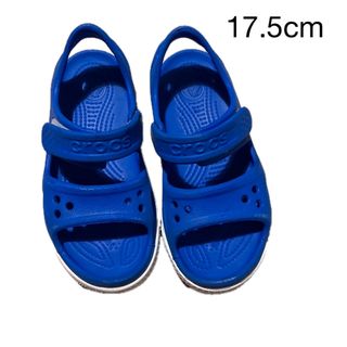 クロックス(crocs)のCrocsサンダル17.5cm ブルー(サンダル)