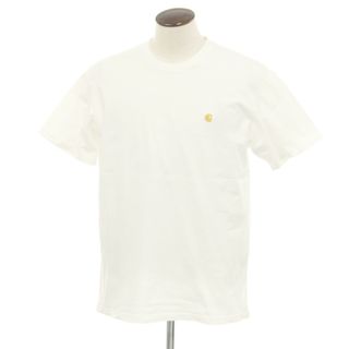 【中古】カーハート Carhartt コットン クルーネック 半袖Ｔシャツ ホワイト【サイズL】【メンズ】