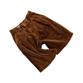 エドウイン(EDWIN)のSOMETHING サムシング エドウィン コーデュロイ キュロット パンツ size7/茶 ◇■ レディース(キュロット)