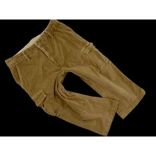 ZOY DRESS CODE INTERNATIONAL ゾーイドレスコードインターナショナル コーデュロイ カーゴ クロップド パンツ sizeL/ベージュ ◇■ レディース(ワークパンツ/カーゴパンツ)