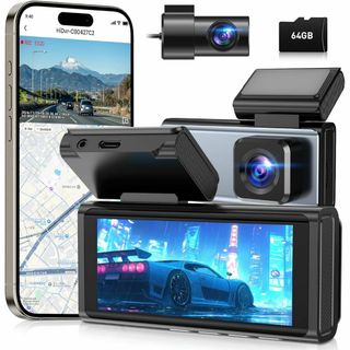 ドライブレコーダー 前後カメラ2025新開発・Appシュアー・(車内アクセサリ)