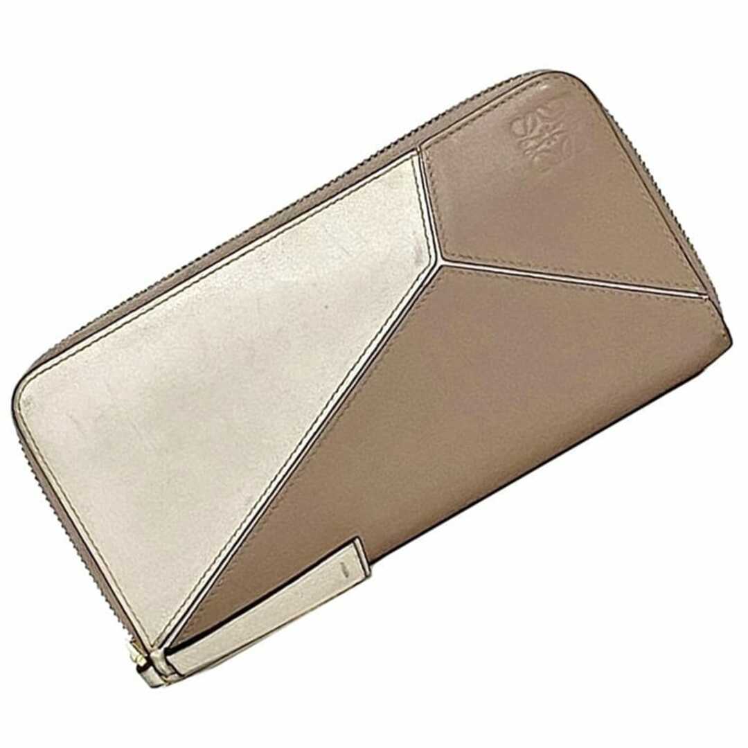 LOEWE - ロエベ ラウンドファスナー 長財布 ピンクベージュ LOEWE - ロエベ ラウンドファスナー 長財布 ピンクベージュ