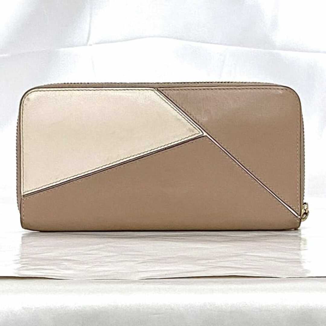 LOEWE - ロエベ ラウンドファスナー 長財布 ピンクベージュ LOEWE - ロエベ ラウンドファスナー 長財布 ピンクベージュ