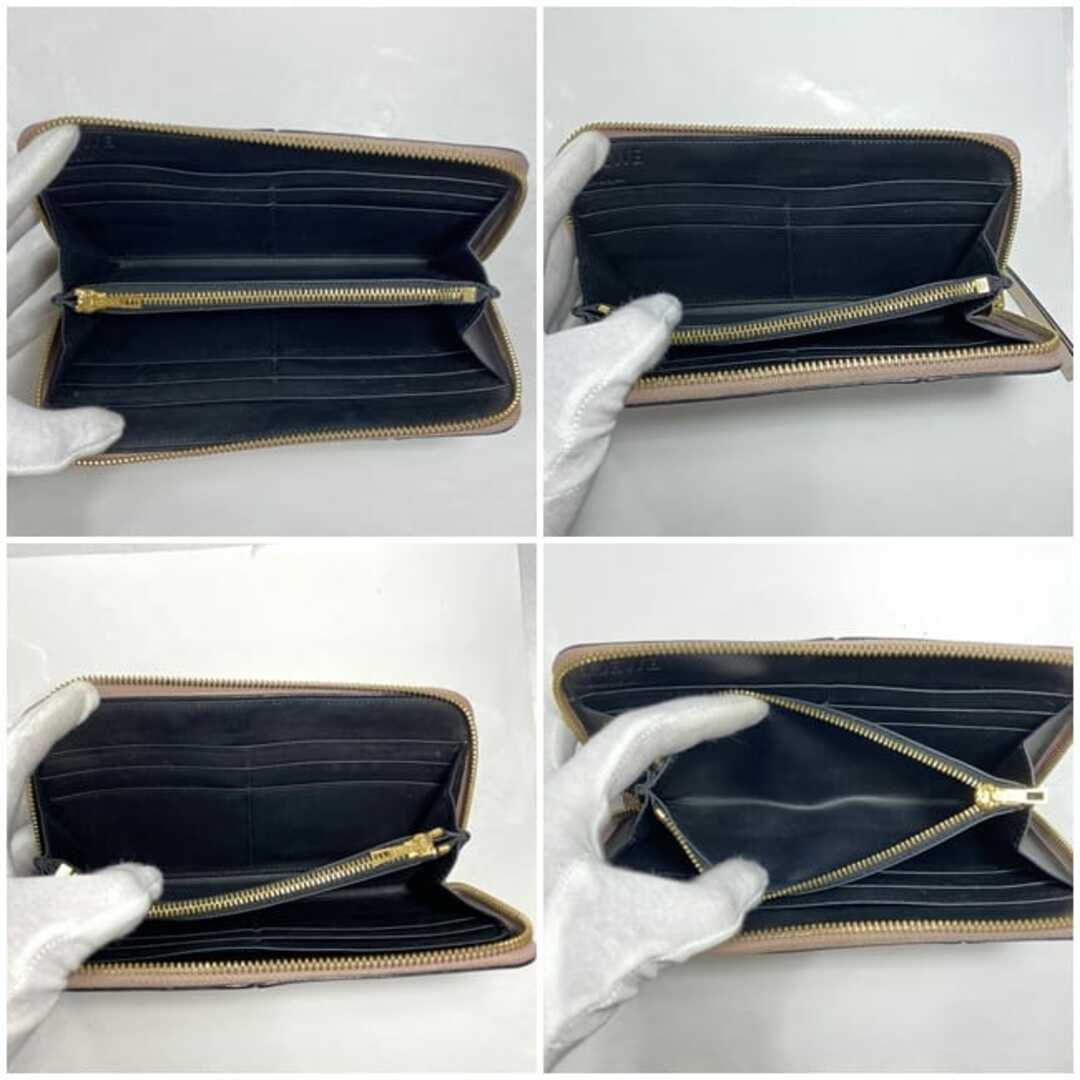 LOEWE - ロエベ ラウンドファスナー 長財布 ピンクベージュ LOEWE - ロエベ ラウンドファスナー 長財布 ピンクベージュ