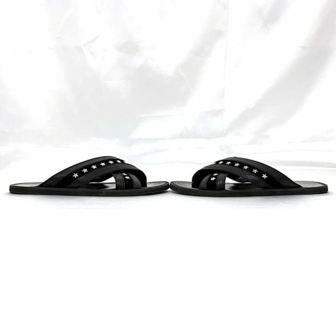 JIMMY CHOO - ジミーチュウ サンダル ブラック 26.0cm メンズ JIMMY CHOO - ジミーチュウ サンダル ブラック 26.0cm メンズ