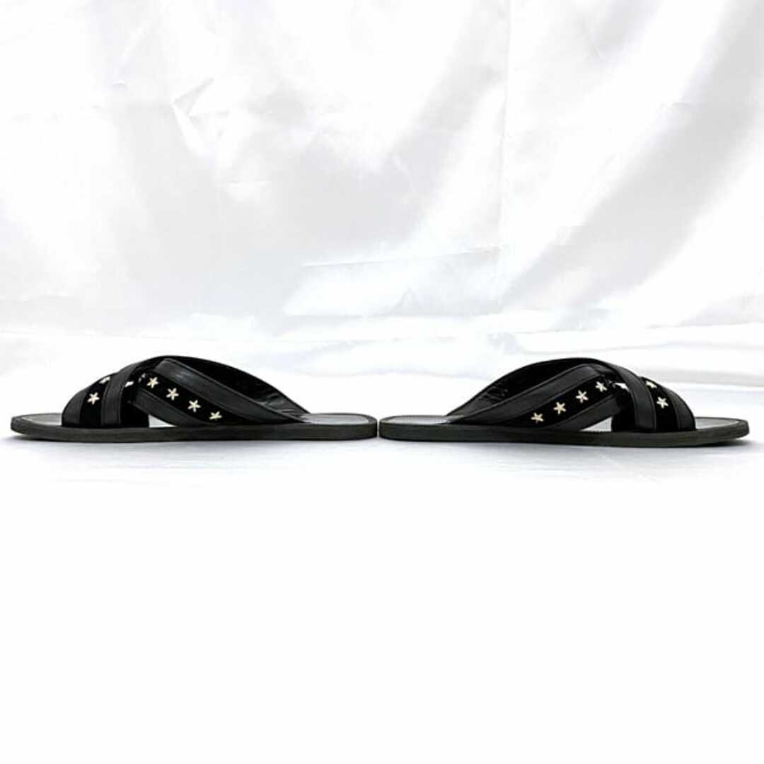 JIMMY CHOO - ジミーチュウ サンダル ブラック 26.0cm メンズ JIMMY CHOO - ジミーチュウ サンダル ブラック 26.0cm メンズ