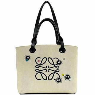 LOEWE - ロエベ トートバッグ ホワイト ブラック ジブリ 千と LOEWE - ロエベ トートバッグ ホワイト ブラック ジブリ 千と