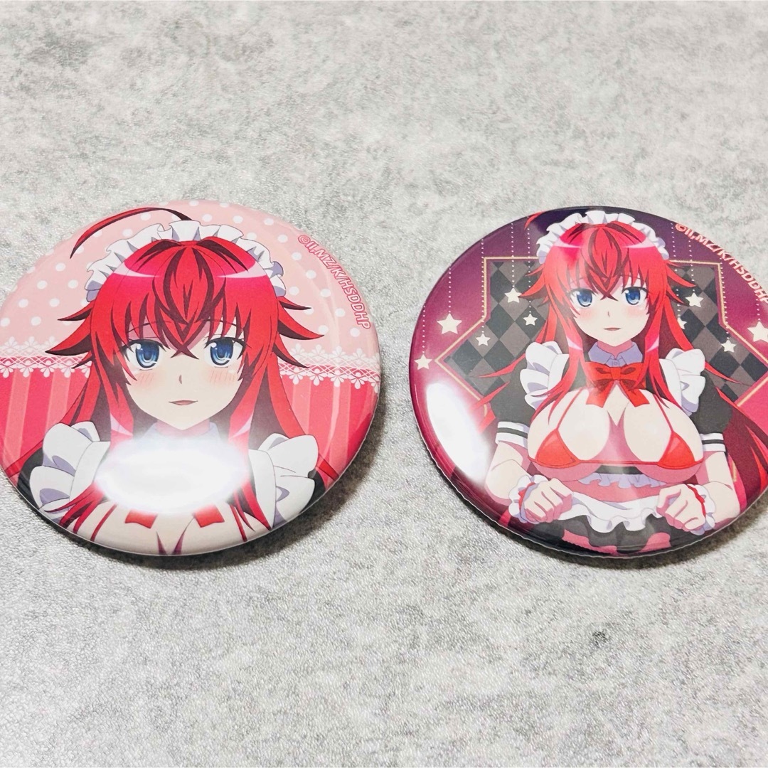 新品ハイスクールdd リアス 缶バッジ エンタメ/ホビーのおもちゃ/ぬいぐるみ(キャラクターグッズ)の商品写真