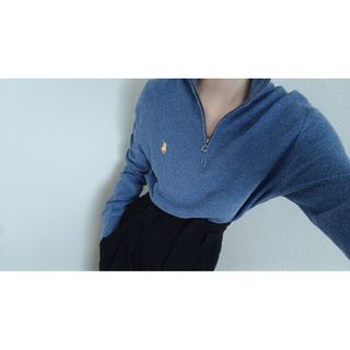 POLO RALPH LAUREN(ニット/セーター ・ ブルー・ネイビー/青色 POLO RALPH LAUREN(ニット/セーター ・ ブルー・ネイビー/青色