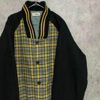 VINTAGE - OLD UNIQLO シャツジャケット オンブレチェック 80s VINTAGE - OLD UNIQLO シャツジャケット オンブレチェック 80s