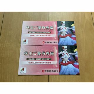 常磐興産　株主優待　2冊　匿名発送(プール)