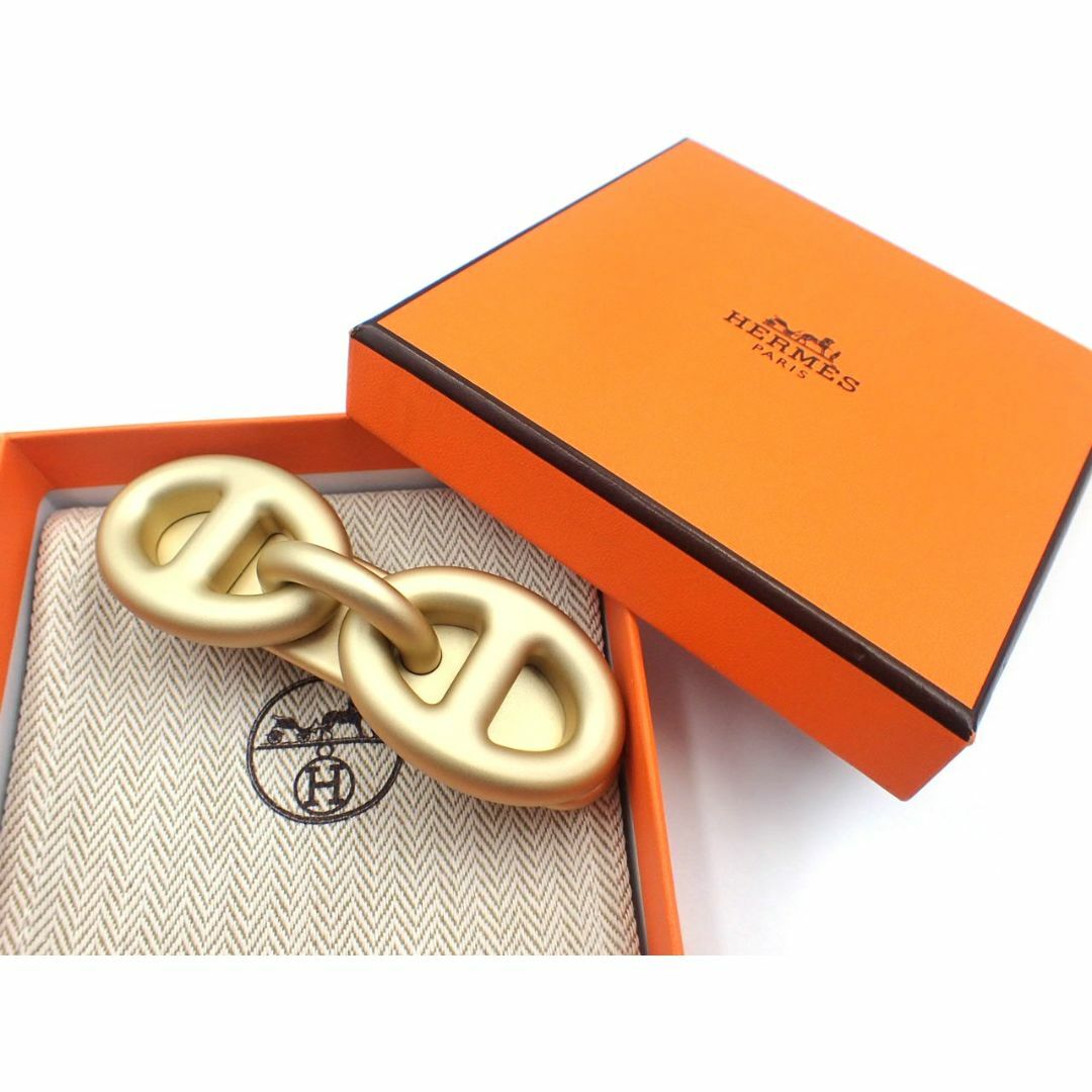 HERMES - 【美品】HERMES エルメス バレッタ  シェーヌダンクル ヘアアクセ