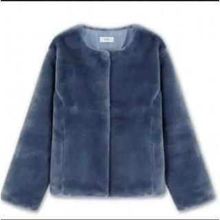 OHOTORO - 【OHOTORO】モコモコアウター 黒 新品未使用の通販 by OHOTORO - 【OHOTORO】モコモコアウター 黒 新品未使用の通販 by