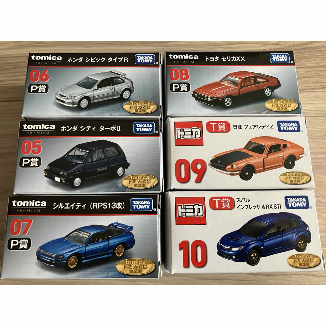 トミカプレミアム tomica トミカくじ 第2弾 P賞T賞 全6種セット トミカプレミアム tomica トミカくじ 第2弾 P賞T賞 全6種セット