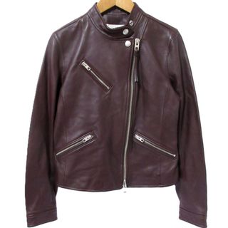 COACH - 美品 COACH コーチ UPTOWN RACER JACKET シープレザー COACH - 美品 COACH コーチ UPTOWN RACER JACKET シープレザー
