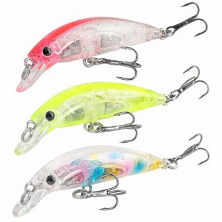 Contyu 汎用 ルアー セット ヘビーシンキング ミノー 5cm 6g メバ