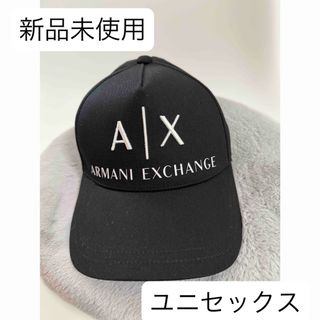 アルマーニエクスチェンジ(ARMANI EXCHANGE)の新品未使用　ARMANI EXCHANGE A/X  キャップ ブラック(キャップ)