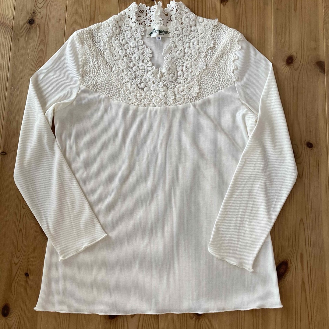 新品☆Mサイズ　バラクラ　白トップス