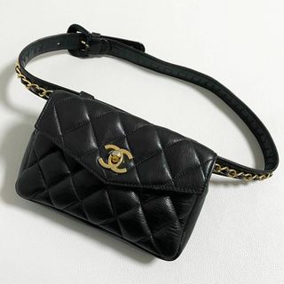 CHANEL(ボディバッグ/ウエストポーチ ・ ブラック/黒色系)の CHANEL(ボディバッグ/ウエストポーチ ・ ブラック/黒色系)の