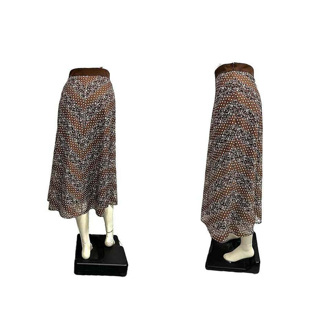 ANAYI - 【中古】ANAYI アナイ スカート ブラウン 36サイズ 7号 ANAYI - 【中古】ANAYI アナイ スカート ブラウン 36サイズ 7号