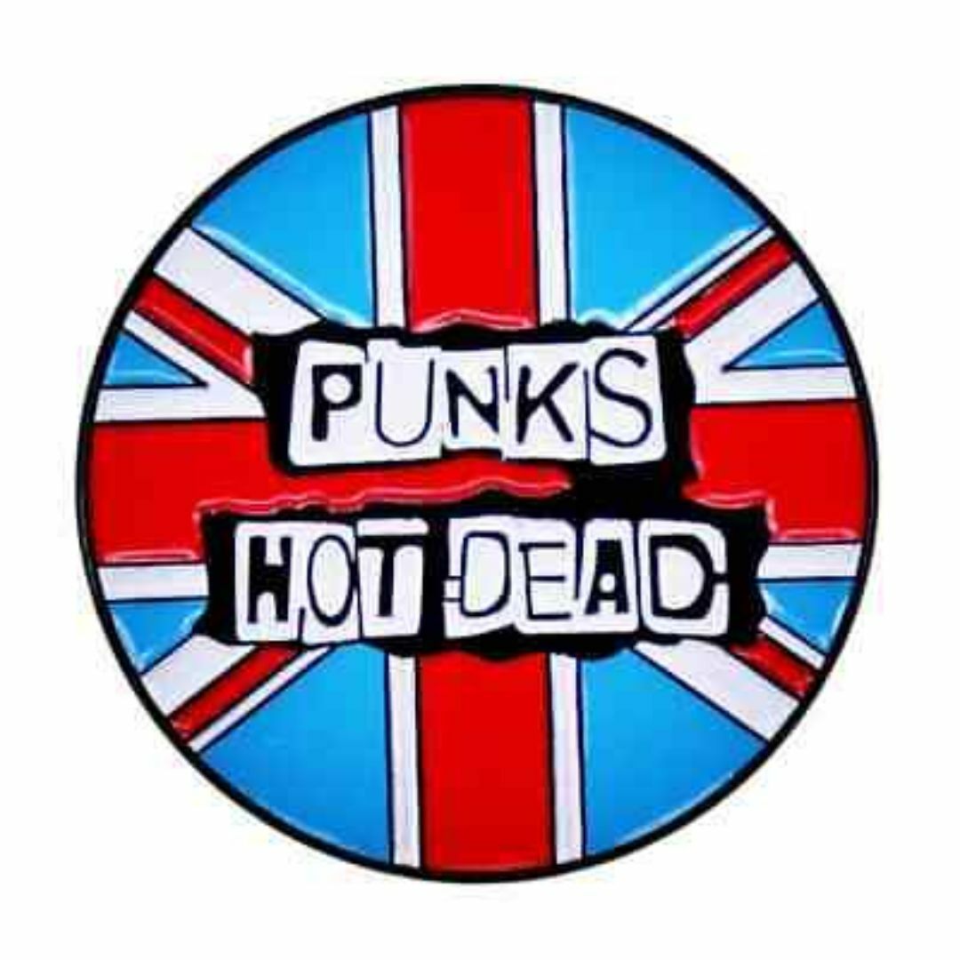 ピンバッジ「PUNKS NOT DEAD パンク ロック ユニオンジャック」 エンタメ/ホビーのおもちゃ/ぬいぐるみ(キャラクターグッズ)の商品写真