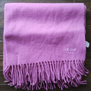 CELINE - セリーヌ CELINE マフラー ウール イエローゴールド CELINE - セリーヌ CELINE マフラー ウール イエローゴールド