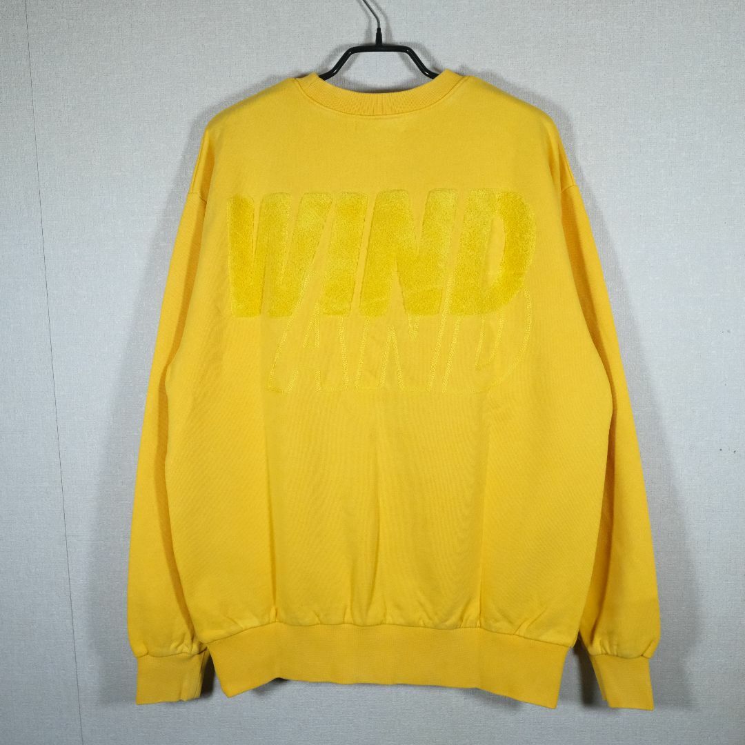 ウィンダンシー SEA CHENILLE EMB SULFUR スウェット S ウィンダンシー SEA CHENILLE EMB SULFUR スウェット S