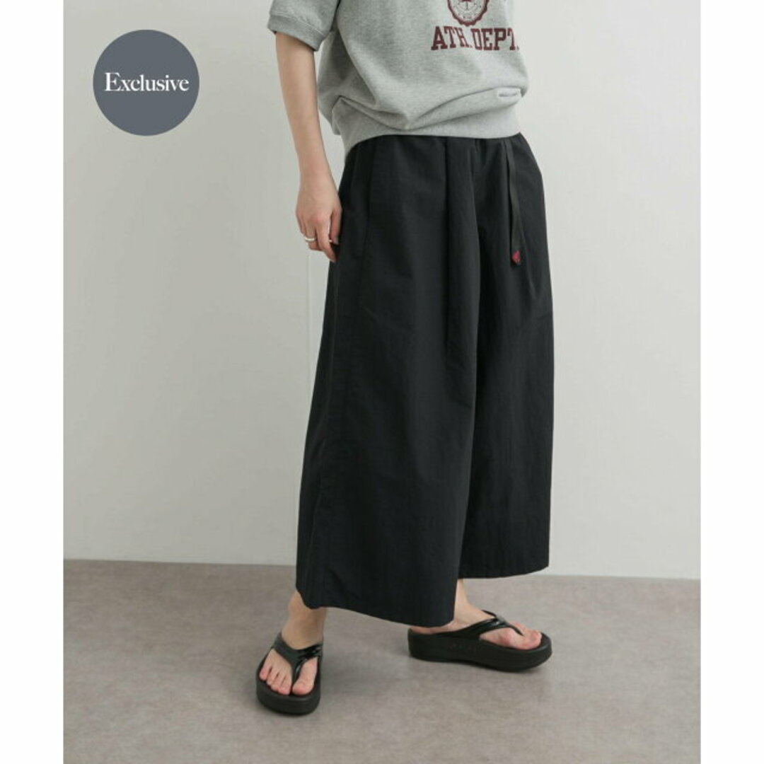 URBAN RESEARCH DOORS(アーバンリサーチドアーズ)の【BLACK】『別注』Gramicci ガウチョパンツ レディースのパンツ(その他)の商品写真
