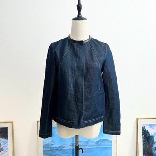 HERMES - 美品 HERMES エルメス ツイルレーヌ ジャケット HERMES - 美品 HERMES エルメス ツイルレーヌ ジャケット