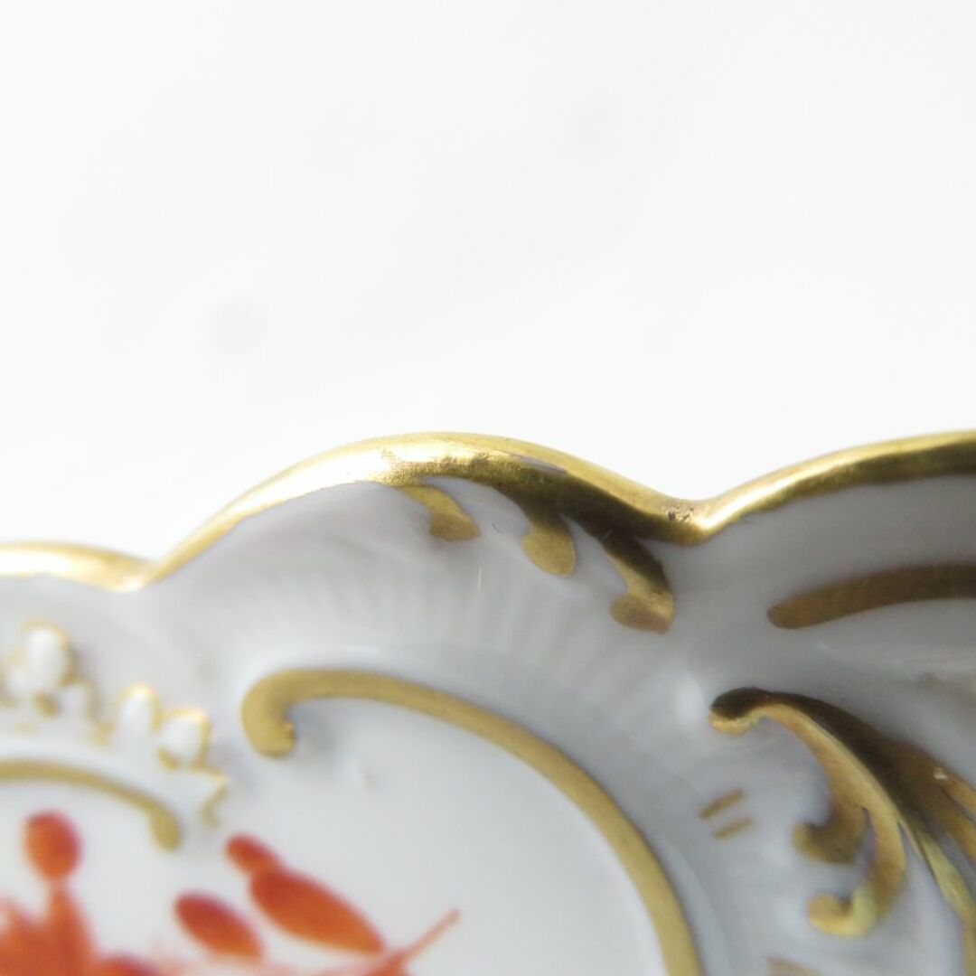 MEISSEN - 美品 MEISSEN マイセン インドの華 コーラルレッド MEISSEN - 美品 MEISSEN マイセン インドの華 コーラルレッド