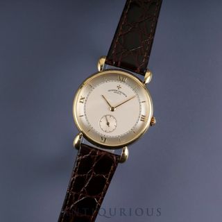 ヴァシュロンコンスタンタン(VACHERON CONSTANTIN)のヴァシュロン・コンスタンタン ヒストリカル ルネサンス 92084/000J-4 手巻き Cal.1014/1 750 革 純正尾錠（750）ゴールド文字盤 純正替えベルト オーバーホール済み(腕時計(アナログ))