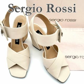 Sergio Rossi - セルジオロッシ サンダル ストラップ レザー 型 Sergio Rossi - セルジオロッシ サンダル ストラップ レザー 型