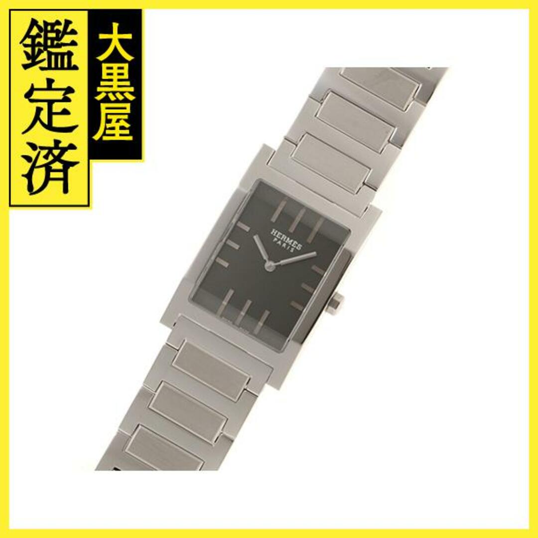 HERMES タンデム シルバー 時計 予備バンド付き