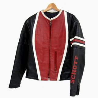 schott(ライダースジャケット ・ ホワイト/白色系)のフリマ schott(ライダースジャケット ・ ホワイト/白色系)のフリマ