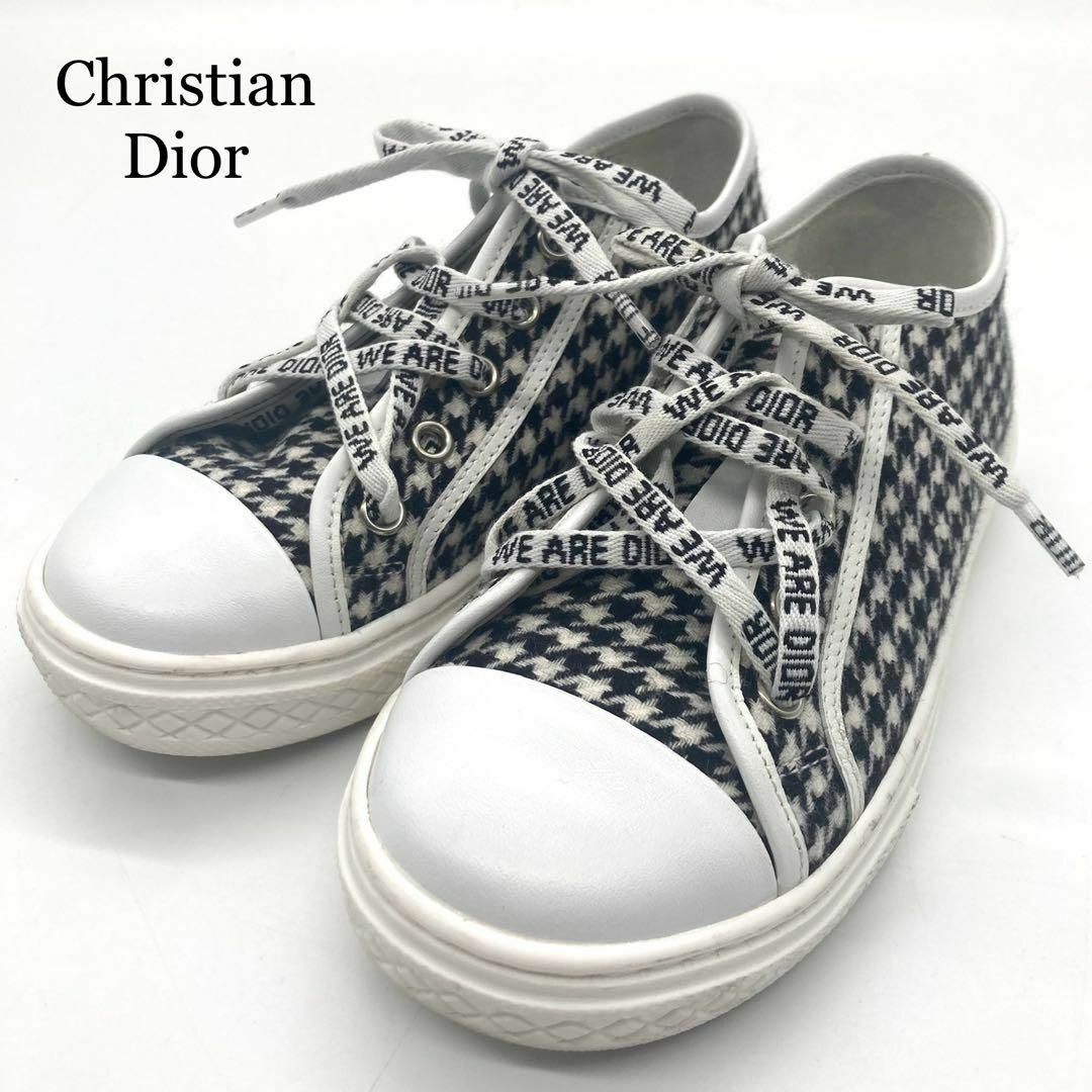 Christian Dior - 【美品】Christian Dior スニーカー 千鳥柄 Christian Dior - 【美品】Christian Dior スニーカー 千鳥柄