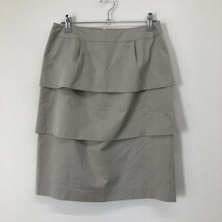 トランスワーク(TRANS WORK)の【TRANSWORK】トランスワーク　スカート　白系　ホワイト　サイズ40　フリル　無地　レディース　(その他)