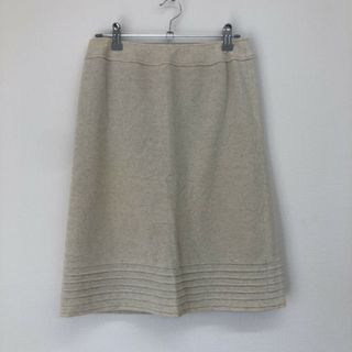 トランスワーク(TRANS WORK)の【TRANS WORK】トランスワーク　スカート　ベージュ系　サイズ38　無地　シンプル　レディース(その他)
