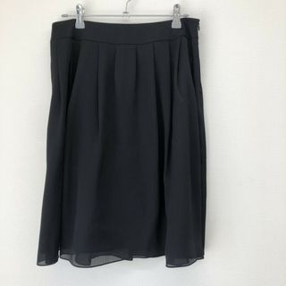 【NATURAL BEAUTY BASIC】ナチュラルビューティー　スカート　黒系　ブラック　サイズ13　無地　レディース(その他)